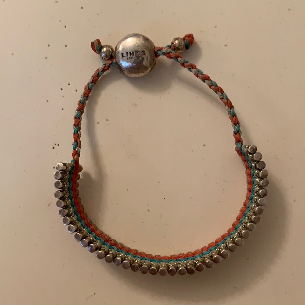 Multi colour Links of London friendship bracelet.